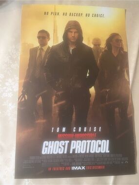 Mission: Impossible Ghost Protocol Movie Poster TOM CRUISE Great 2011